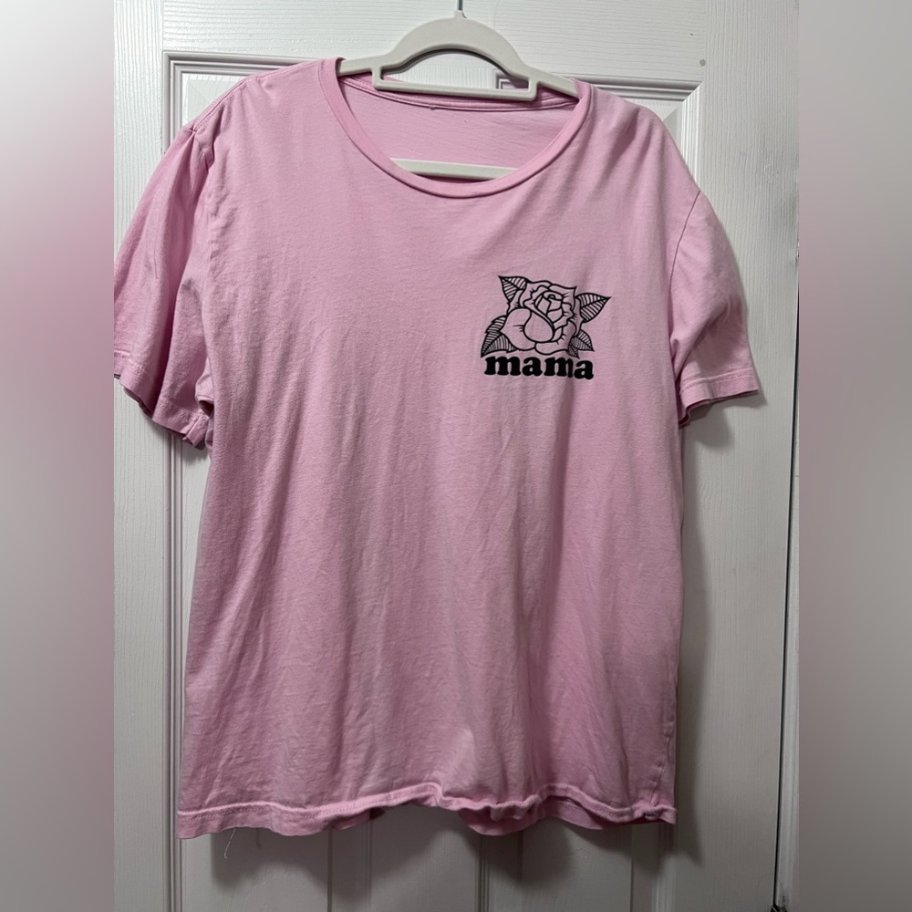 XL “Mama” Pink Shirt